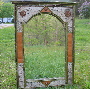 rustic furniture in the Berkshires, rustic mirror